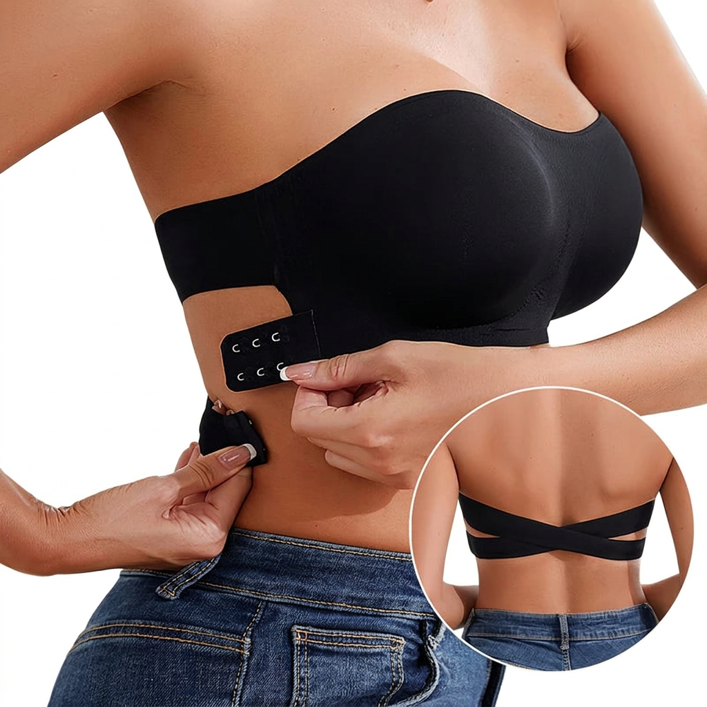 INVISIA™ — Sutiã Push-Up Sem Alças